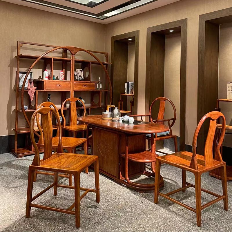 Mesa de chá em jacarandá estilo chinês