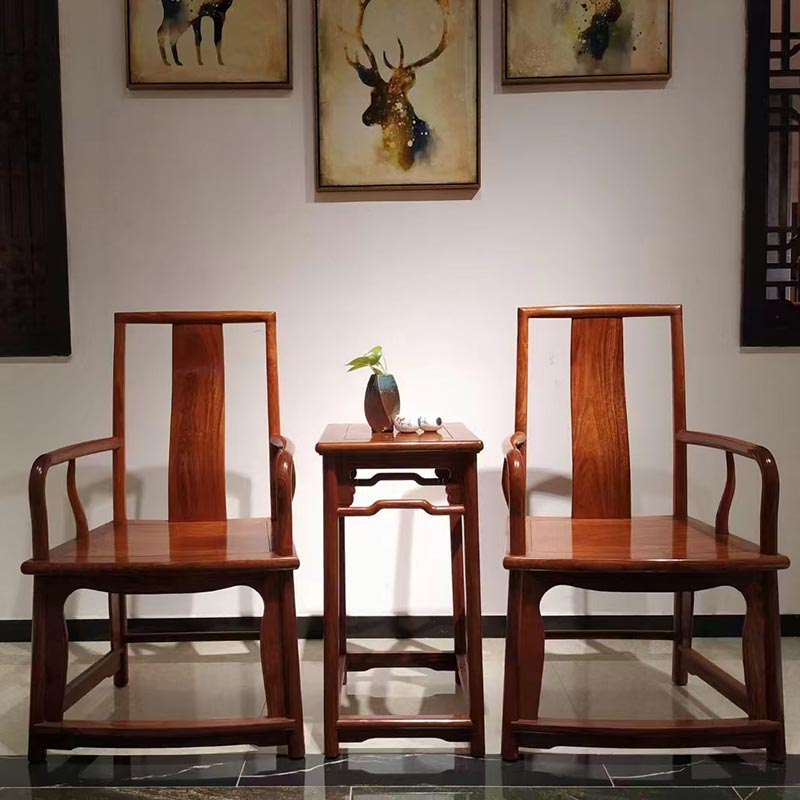 Cadeira de escritório Poltrona retrô chinesa